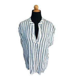LAJU LOS ANGELES NEW WITH TAGS WOMENS STRIPE SHIRT SIZE M